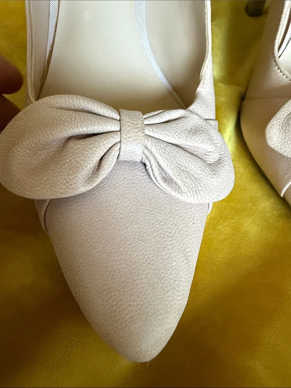 Franco Sarto Blush Bow Pointed-Toe Pumps